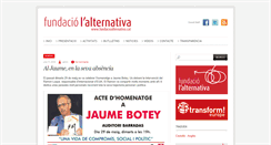 Desktop Screenshot of fundacioalternativa.cat
