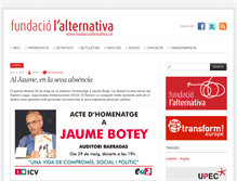 Tablet Screenshot of fundacioalternativa.cat